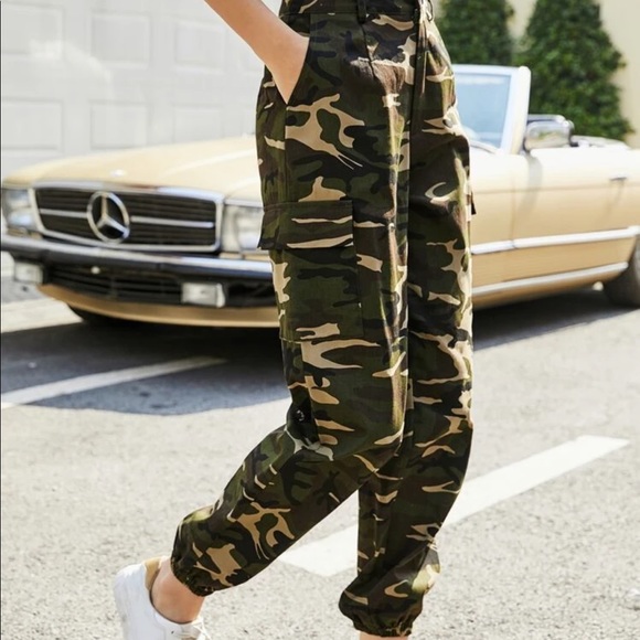 Jumpsuits | Shein Camo Cargo Pants 